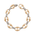 Load image into Gallery viewer, Diamond Cluster Link Bracelet