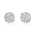Load image into Gallery viewer, Large Pavé Diamond Button Studs