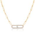 Load image into Gallery viewer, Pavé Loop Pear Diamond Choker