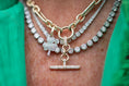 Load image into Gallery viewer, Diamond Toggle Mixed Chain