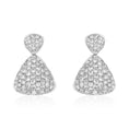 Load image into Gallery viewer, Puffy Drop Diamond Earrings