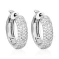 Load image into Gallery viewer, Luxe Pavé Hoops