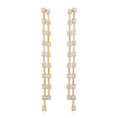 Load image into Gallery viewer, Diamond Stick Drop Earrings