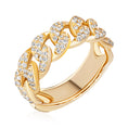 Load image into Gallery viewer, Pavé Diamond Cuban Ring
