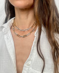 Load image into Gallery viewer, Large Diamond Paperclip Chain