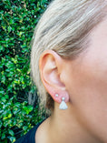 Load image into Gallery viewer, Puffy Drop Diamond Earrings