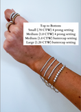 Load image into Gallery viewer, Half and Half Diamond Bracelet