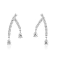 Load image into Gallery viewer, Wishbone Pear Drop Earrings
