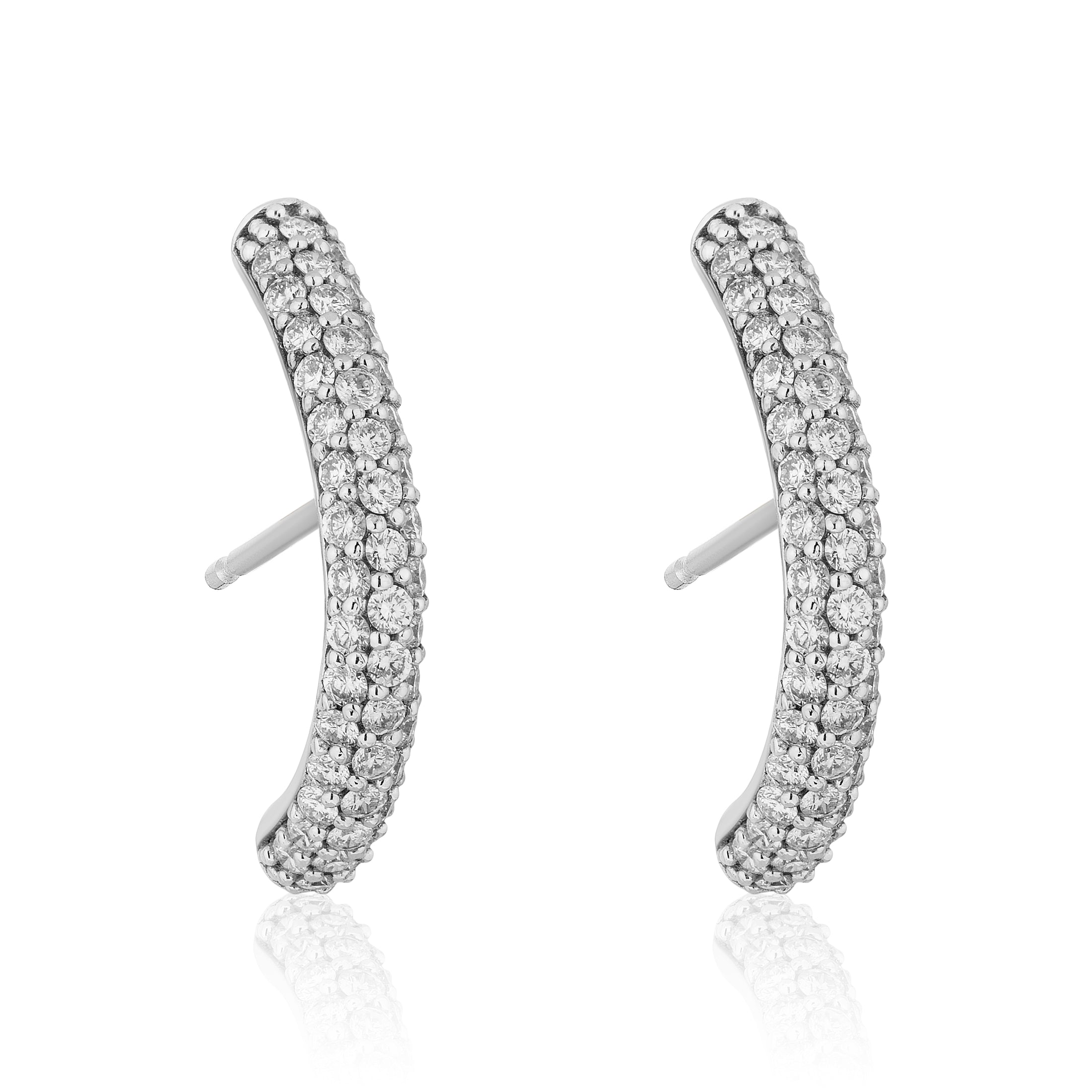 Pavé Diamond Cuff Studs