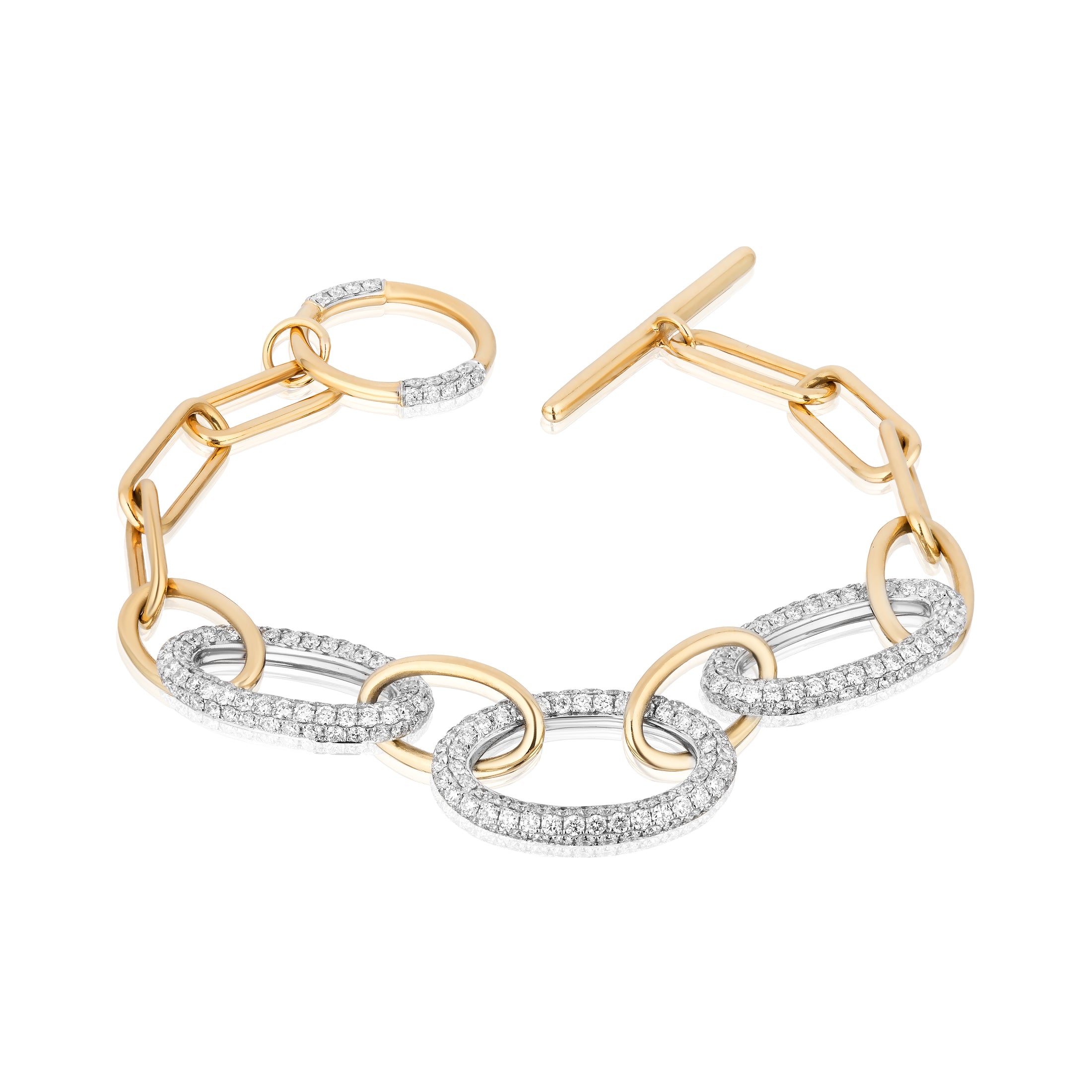 Elegant Pavé Loop Bracelet