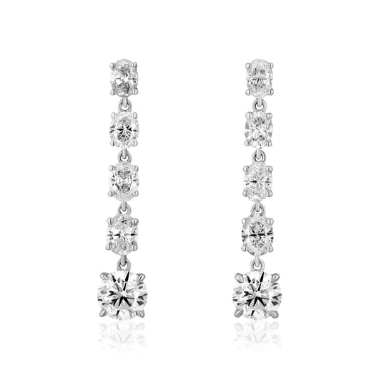 Diamond Cascade Earrings