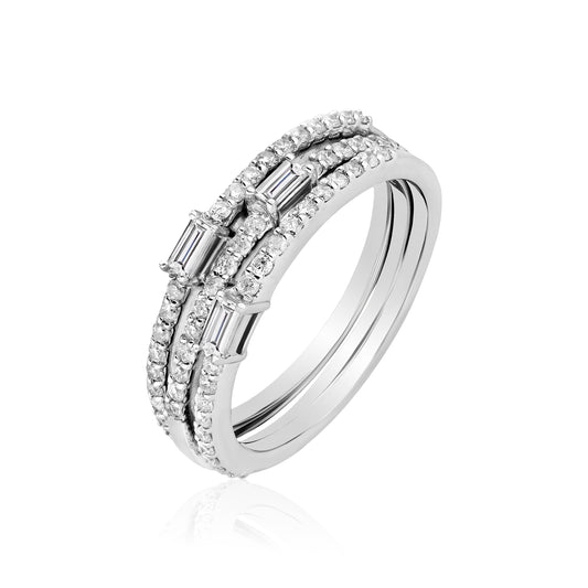 Skinny Pavé Stackable Ring