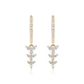 Load image into Gallery viewer, Cascading Diamond Drop Earrings
