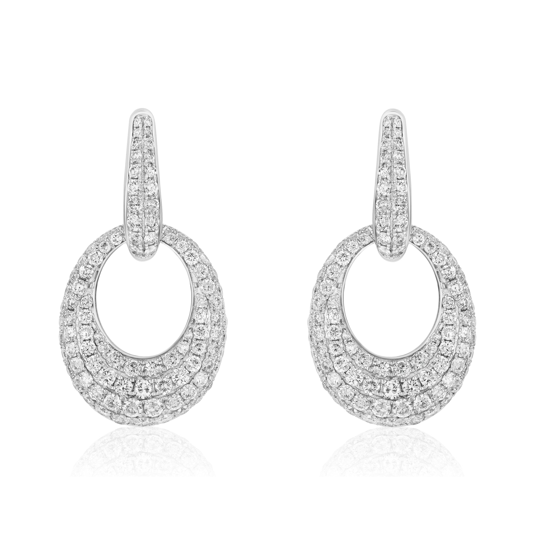 Dynamic Luxe Diamond Earrings