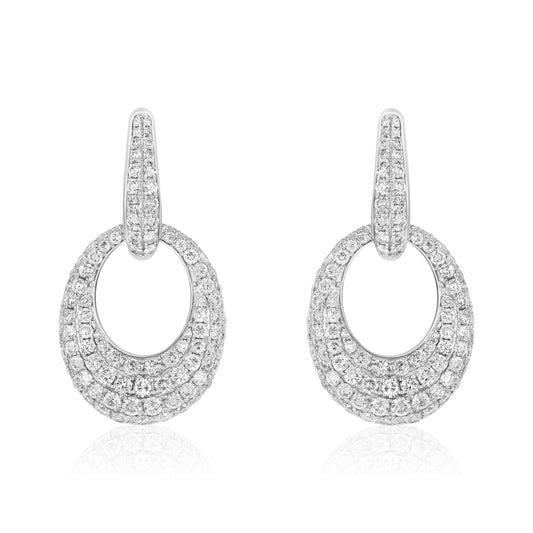 Dynamic Luxe Diamond Earrings