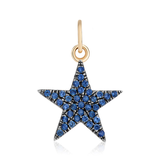 Medium Pavé Diamond Star Charm