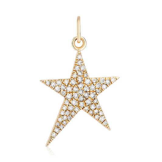 Comet Diamond Star Charm