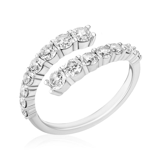 Bypass Diamond Ring