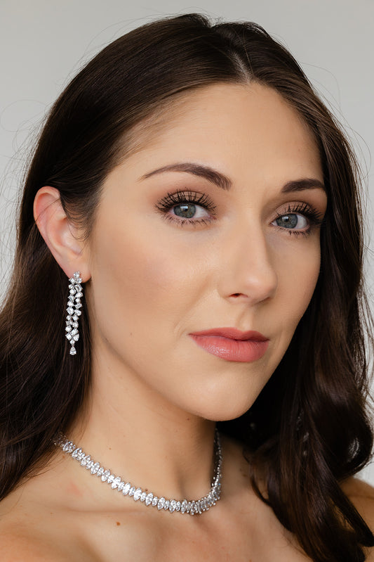 Multi-Cut Diamond Drop Earrings