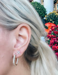 Load image into Gallery viewer, Flower Marquise Diamond Studs
