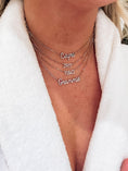 Load image into Gallery viewer, Custom Pavé Diamond Name Necklace
