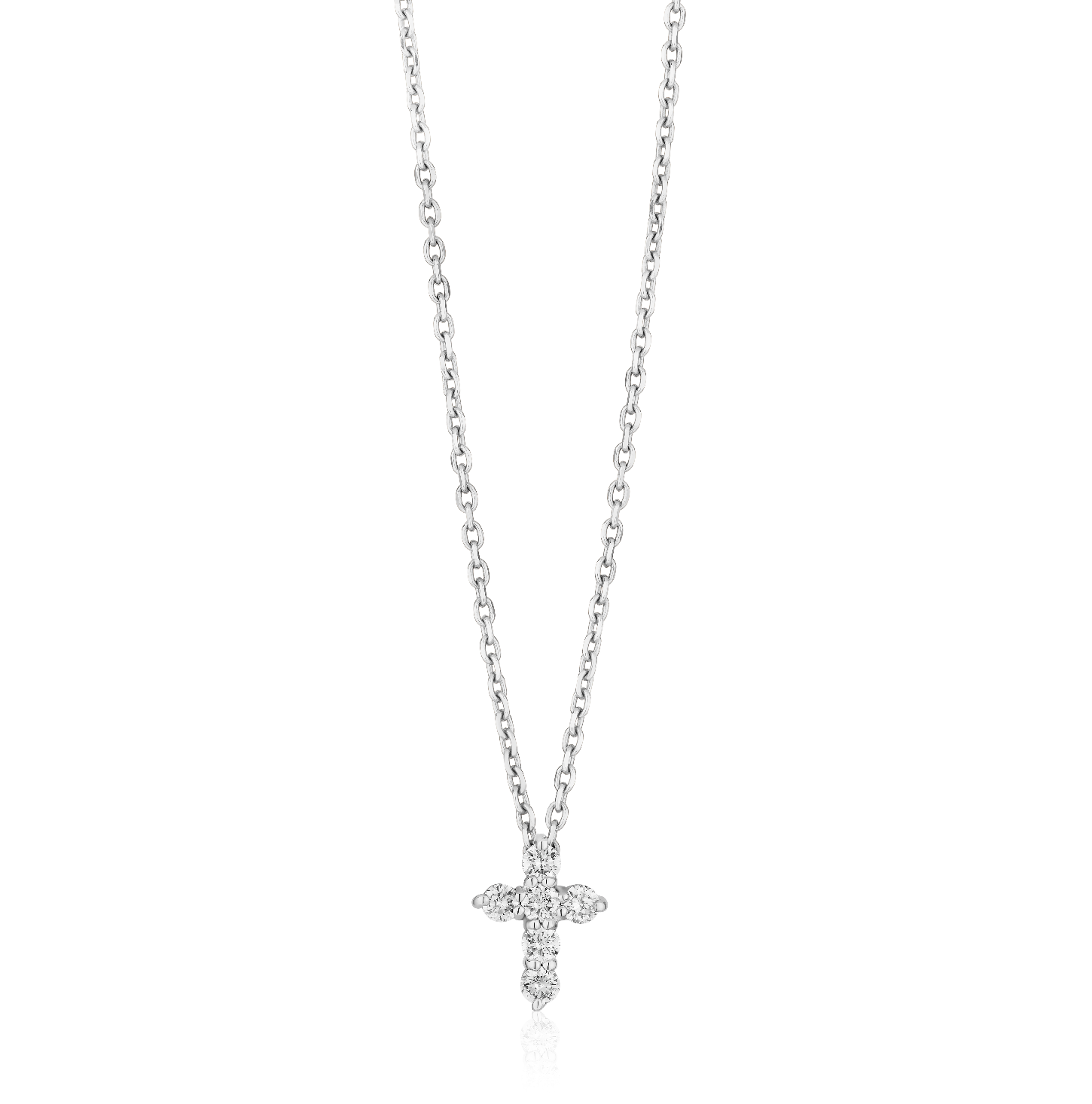 Mini Diamond Cross Necklace