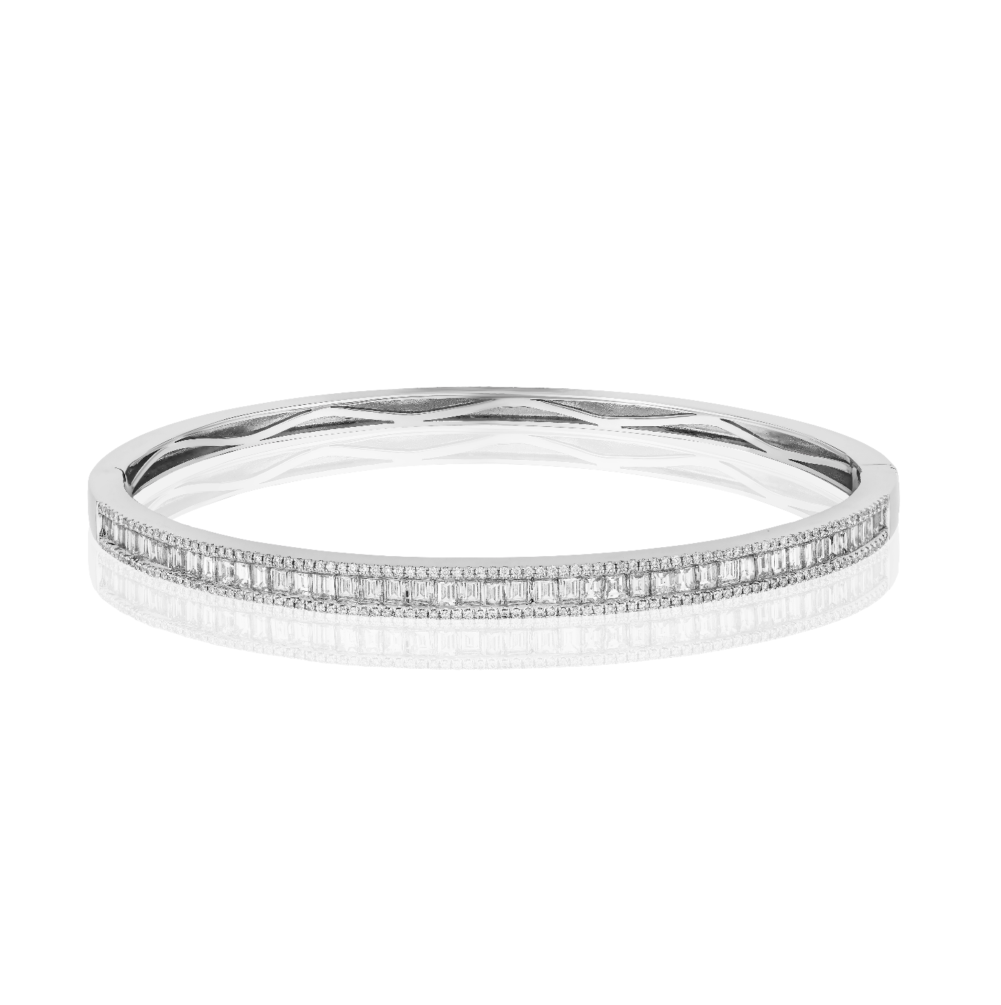 Baguette Diamond Bangle