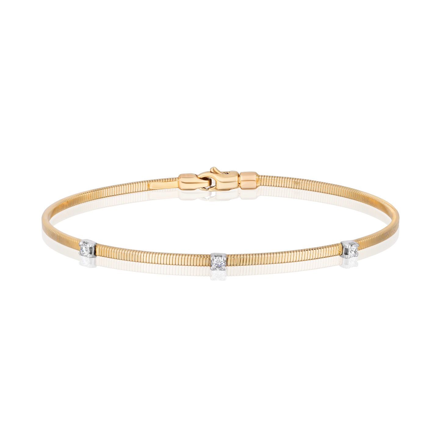 Diamond Cable Bangle