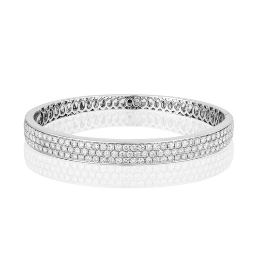 Luxe Pavé Half Bangle