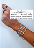 Load image into Gallery viewer, Half and Half Diamond Bracelet
